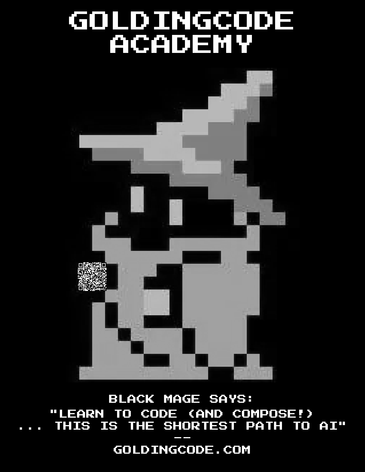 Goldingcode Black Mage Poster